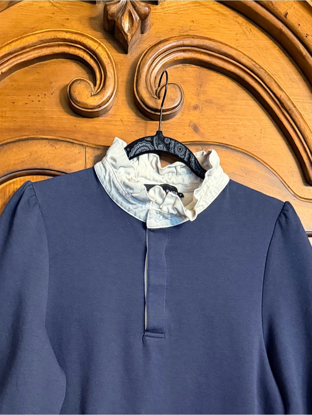 Tuckernuck Pomander Place Charlotte Terry Mini Dress Navy Size M - Picture 9 of 10